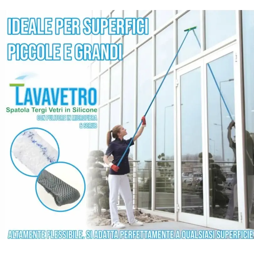 Kit Lavavetro in Silicone con Vaschetta Raccogli Acqua