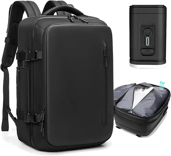 Zaino sottovuoto con aspiratore - 40x20x25cm - 60 Litri per Ryanair