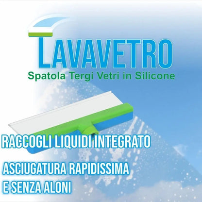 Kit Lavavetro in Silicone con Vaschetta Raccogli Acqua