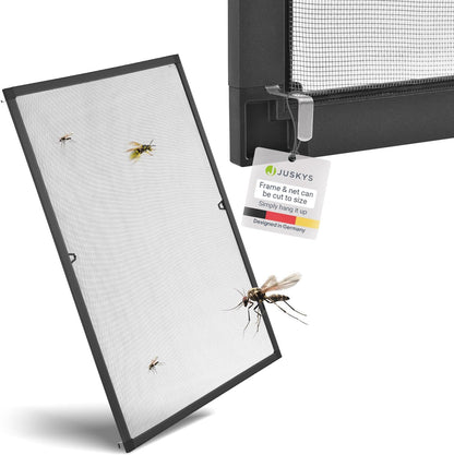 OFFERTA 3X1: Zanzariera con Telaio in Alluminio Flessibile da 80x100cm a 130x150cm